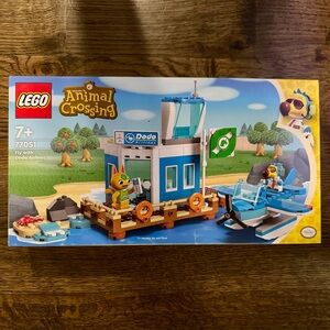 LEGO Animal Crossing Dodo Airlines Set - Blue, White, and Green